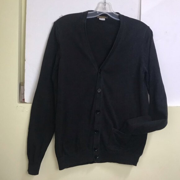 Louis Vuitton Silk Cotton Cardigan Sweater LV Buttons Uniform Monogram Pocket S - Picture 9 of 16
